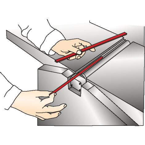 Odwracalny nóż do strugarki Tersa 300 x 10 x 2,3 mm chrom (3 sztuki) Holzkraft kod: 5270300 - 7